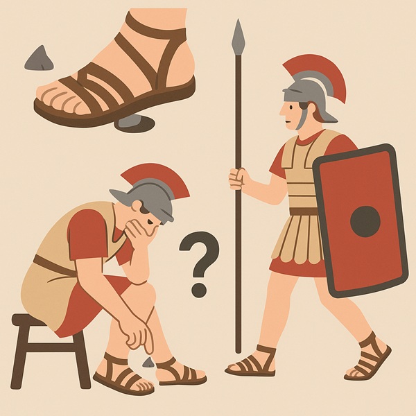 "Sin escrúpulos" La palabra proviene del latín scrupulus, diminutivo de scrupus, que literalmente significa “pequeña piedra puntiaguda”.